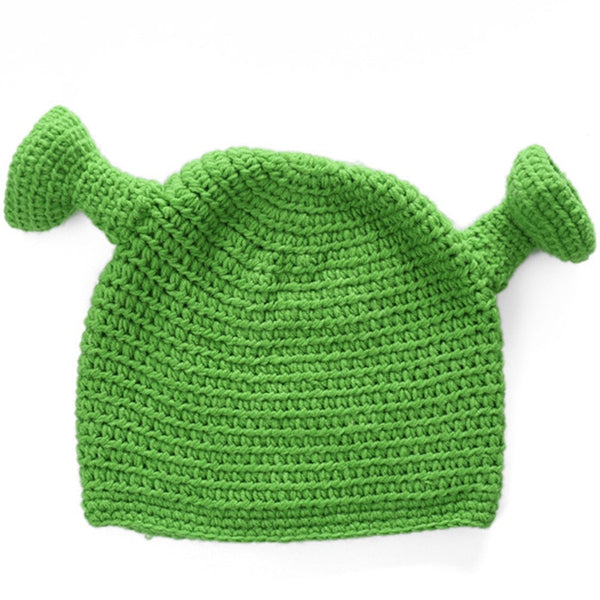 Shrek-Inspired Knitted Beanie – Domestic Platypus