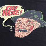 Funny Stay Woke Gothic Graphic Tee, Freddy NOES Parody--