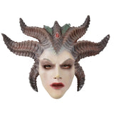 -Lilith... Daughter of Hatred, First Mother of Sanctuary, Queen of the Succubi. High quality, detailed Diablo Lilith soft latex over-the-head mask. One size fits most. Free shipping.

Diablo IV demon hellspawn devil gamer gaming halloween costume cosplay female woman mythological tentacles horror monster character LARP-