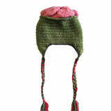 -Funny knitted acrylic laplander style zombie beanie hat with exposed brain and one eye hanging out of its socket. Free shipping.

Available in 2 sizes: small/youth/kids and large/teens/adults. 

Halloween knit hat weird gross fun zombies punk alternative novelty beanies winter fall casual costume humor pink green gift-