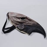 -A dark twist on the classic plague doctor combining a twisted bone faced vulture with stylized gas mask respirators. Detailed rubber latex face mask with elastic strap. One size fits most. Free shipping.

Costume cosplay halloween mask steampunk goth gothic anime manga unique scary schnabel pandemic renaissance-