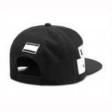 Embroidered EXPLICIT LYRICS Snapback Cap, Retro 1990s Hiphop Emcee Hat-High quality black cap with white 3D embroidery and snapback adjustment.This hat ships from abroad. Retro adjustable nineties 1990s Explicit Lyrics hiphop MC rap rapper emcee fashion baseball cap parental advisory alternative rock metal 90s music warning label. Free international shipping.-