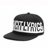 Embroidered EXPLICIT LYRICS Snapback Cap, Retro 1990s Hiphop Emcee Hat-High quality black cap with white 3D embroidery and snapback adjustment.This hat ships from abroad. Retro adjustable nineties 1990s Explicit Lyrics hiphop MC rap rapper emcee fashion baseball cap parental advisory alternative rock metal 90s music warning label. Free international shipping.-