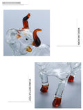-Beautiful and unique bull shaped decanter. Holds 1000mL/33.81oz, approximately 24 x 25.8cm/9.48x10.15in. Highest quality, hand blown glass, heat resistant and lead-free glass. Free shipping.

Liquor scotch irish whiskey whisky vodka rum bourbon stock market investor investing home bar gift bottle drinking -1000mL-