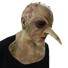 -Classic 'Grand High Witch' latex over-the-head mask for costume and cosplay. One size fits most teens and adults with head circumferences up to 58 inches. Free Shipping. Long nose halloween witches mask retro vintage 90s kids 1990s nineties roald dahl horror fantasy scifi sci-fi movie prop replica -