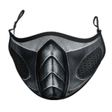 -Polyester protective face mask with nose clip, filter pocket (comes with 2 filters) and adjustable ear loops. Measures approximately 22.5cm x 13.5cm. Free shipping from abroad. These masks typically arrive in 2-4 weeks to the USA.

MK10 MK11 MK12 sub zero scorpion ninja noob -18-
