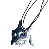 -Never one without the other...League of Legends inspired kindred matching necklace set. Black and silver alloy metal pendants on cord. Free shipping.

LoL gamer gaming bff best friends couples pair wolves lambs kindred spirit gift valentines day love friends interlocking matched boyfriend girlfriend partners -