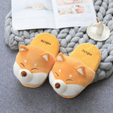 -Super cute women's plush smiling doge slippers. Free shipping from abroad. Typically arrives in about 2-3 weeks to the USA.

Happy kawaii meme dog shiba inu sun doggie pembroke welsh corgi slides house shoes footwear bad pun doge puppy gift juniors unisex kids teens US sizes memes fun funny dogecoin orange tan-