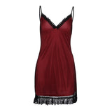 -Red gothic mini dress with spaghetti straps, black fishnet overlay and lace edging. Straight cut, pullover, cotton and polyester blend materials. See size charts. Free shipping.

Goth y2k grunge fashion gothic clubwear minidress above the knee length sexy tough alternative girl womens juniors backless wine camisole-