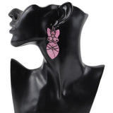 -A pair of kinky acrylic dangle earrings of a bound, nude full figured woman with heart pasties and ball gag. Free shipping.

unique adult mature kink bdsm sexy retro kitsch goth gothic punk nude edgy provocative fashion sexual s&m sado masochism sadist masochist sub girl subbie subby dom dominant erotic art-