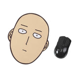 ONE PUNCH MAN Saitama Face Mousepad-Rubber mouspad with printed fabric top. Measures approximately 25x19.5cm / 9.8 x 7.7 inches. Free shipping from abroad with average delivery time of 2-3 weeks to the USA.

Unique anime superhero office desk mouse pad adorkable bald head funny weird fan gift-