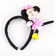 -Unique sleeping baby Minnie plush headband. Brand new with tag. Hard to find genuine products which are part of the Disney 'Fun Fan Amuse' series of high quality officially licensed carnival game prizes by SEGA. Free Shipping. Disneyparks genuine authentic imported. EuroDisney Tokyo DisneySea Disneyland mouse ears-