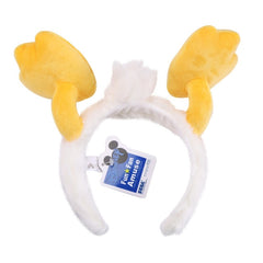 -Unique bottom's up Donald Duck feet and tail plush headband. Brand new with tag. Hard to find genuine products which are part of the Disney 'Fun Fan Amuse' series of high quality officially licensed carnival game prizes by SEGA Genuine authentic imported DisneySea EuroDisney Disneyland WDW Disneyparks Parks Mouse Ears-
