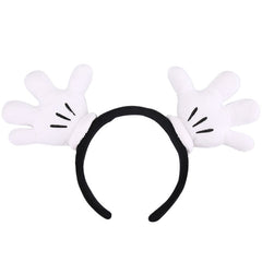DISNEY Unique Mickey Mouse Hands Plush Headband - Officially Licensed-Mickey Mouse hands plush headband. One size fits most including adults. Brand new with tag. Hard to find genuine products which are part of the Disney 'Fun Fan Amuse' series of high quality carnival game prizes. Free shipping. Disney Parks Tokyo DisneySea EuroDisney Walt Disney World Epcot Disneyland Arcade Mouse Ears-