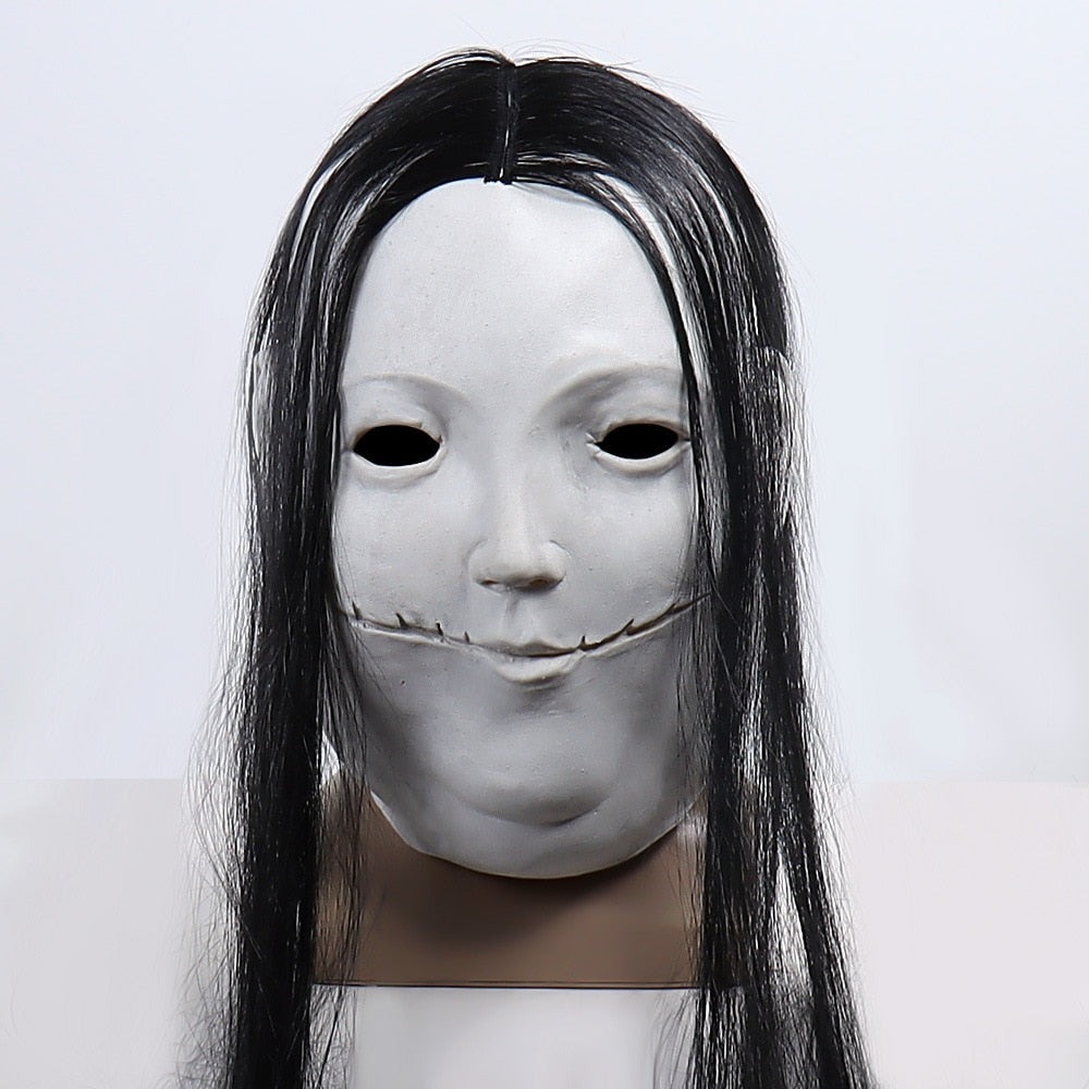 Scary Stories To Tell in the Dark Pale Lady Mask-Soft latex over-the-head mask with attached hair. One size fits most teens and adults. Free shipping from abroad with average delivery to the USA in 2-4 weeks.

Halloween costume horror cosplay creepy weird disturbing spoopy woman-