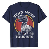 -Soft and comfortable mens/unisex shirt with high quality print. Solid colors are 100% premium cotton, heather colors are 10% polyester. Free shipping.

Funny Jurassic Park World dino t-rex velociraptor tyrannosaurus graphic t-shirt adult teen sizes-Navy-XL-