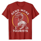 -Soft and comfortable mens/unisex shirt with high quality print. Solid colors are 100% premium cotton, heather colors are 10% polyester. Free shipping.

Funny Jurassic Park World dino t-rex velociraptor tyrannosaurus graphic t-shirt adult teen sizes-Cranberry-3XL-
