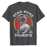 -Soft and comfortable mens/unisex shirt with high quality print. Solid colors are 100% premium cotton, heather colors are 10% polyester. Free shipping.

Funny Jurassic Park World dino t-rex velociraptor tyrannosaurus graphic t-shirt adult teen sizes-Dark Heather-3XL-