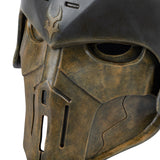 -Wearable, full size high quality resin helmet suitable for display or cosplay. Measures approximately 28x25x25cm / 11x9.84x9.84in. One size fits most teens and adults. Designed ideally to fit head sizes of 55-60cm.

Halloween costume cosplay fancy dress Star Wars brotherhood of darkness sith lord helmet armor mask-