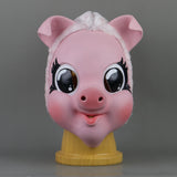 -High quality latex and plush fabric over-the-head pink pig mask. One size fits most adults. Free shipping from abroad.

Halloween costume female assassin cosplay horror psychopath sadistic female assassin murder piggy french Amsterdam killing s02e04 eve season 2 bdsm kink kinky cosplay creepy girly sexy killer psycho-