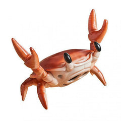 Crab Phone Stand and Bluetooth Speaker-High quality crab shaped bluetooth audio speaker and universal phone stand. Good volume and sound. ~6 x 5 with 52mm/2" speaker. Free shipping. Funny wireless rechargeable audio phone holder realistic crab claws crabby gift florida maryland alaska louisiana seattle alabama oregon california seafood office desk decor -Orange / Red-