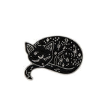 -Enameled metal pin measuring roughly 3.5x2.8cm. Free shipping from abroad with average delivery to the USA in 2-3 weeks.

Enameled Lapel Hat Pinback Badge Witches Familiar Witch Kitty Witchcraft-