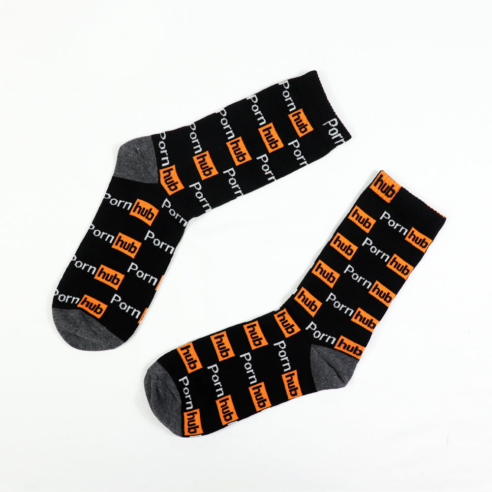 -High quality, unisex style mid-calf socks. Soft comfortable combed cotton, elastane, spandex. One size fits most adults. Free shipping.

Unique conversation starters. Great kinky, funny or embarrassing gag gift. Subtle or cheeky way to bring up their browser history, or tell them you want to spice things up a bit!-