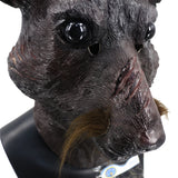City Rat Mask - Cosplay/Halloween Costume or Stage Prop-Realistic, high quality latex rat mask nicely detailed with bits of attached fur. Whether fighting ninjas alongside mutant teenage turtles or dragging pizza back to the sewers via New York City subway, this rat is clearly one tough, battered and battle hardened rodent. Free Shipping.
mortimer templeton splinter NYC MTA-