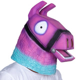 -High quality latex rubber over-the-head mask. One size fits most adults.Free shipping from abroad with average delivery to the USA in 2-4 weeks.

Videogame rainbow purple llama alpaca pinata halloween costume cosplay gamer supply cartoon-Loot Llama-