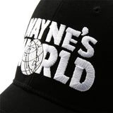-Embroidered cotton cap with snapback adjustment. Free shipping from abroad. These hats typically arrive in 2-3 weeks to the USA. Classic retro vintage 1990s 90s nineties snl black and white wayne garth movie character cosplay hat mike myers-