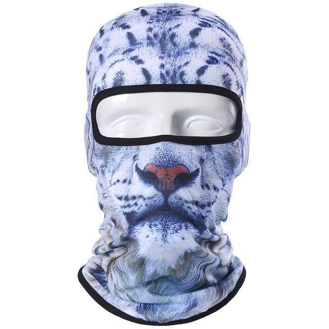 Snow Leopard 3D Print Balaclava, Funny Weird AOP Protective Face Mask-High quality all-over 3D print Snow Leopard Big Cat Balaclava.Breathable quick dry polyester fabric, windproof and dustproof, over-the-head full face and neck mask. One size fits most adults. Ideal for costume, cosplay, practical jokes but also festival, biking, hiking, cycling, ATV & motorcycle riding, skiing, etc.-