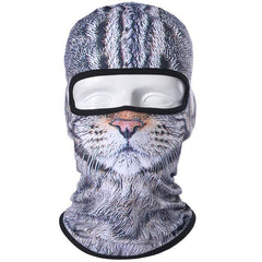 Funny Weird Tabby Cat 3D Print Balaclava Cap, Protective AOP Face Mask-High quality all-over 3D print Border Collie Dog Balaclava.Breathable quick dry polyester fabric, windproof and dustproof, over-the-head full face and neck mask. One size fits most adults. Ideal for costume, cosplay, practical jokes but also festival, biking, hiking, cycling, ATV & motorcycle riding, skiing, etc.-