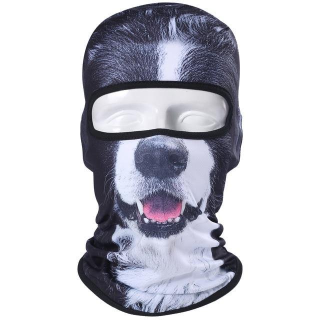 Border Collie 3D Print Balaclava, Funny Weird AOP Protective Face Mask-High quality all-over 3D print Cheetah Balaclava.Breathable quick dry polyester fabric, windproof and dustproof, over-the-head full face and neck mask. One size fits most adults. Ideal for costume, cosplay, practical jokes but also raves, festivals, biking, hiking, cycling, ATV & motorcycle riding, skiing, etc.-