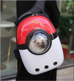 Astro Pet Capsule Carrier Cat Backpackm Window Travel Bag Ferret Dog-Sturdy, stylish and comfortable space capsule shaped pet carrier with large window. Well ventilated so your pets can breathe easy. Spacious yet compact. Fits most cats up to 13lbs / 6kg, small dogs up to 11lbs / 5kg with room to sit or lay down. Also great for ferrets. Internal clip to prevent kitties & puppies from jumping out when bag opens-