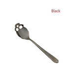 -Delightfully dark Skull Shaped Spoon measuring 15.1x3.4x0.25cm (5.95" x 1.3" x 0.1") in stainless steel. 4 colors available. Ideal as a sugar and stirring spoon for coffee and tea though you may find yourself compelled to find other uses

dark gothic home decor absinthe ice cream creepy skeleton halloween kitchen gift-Gunmetal-