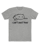 Cute I Can't Adult Today Cat Shirt - Womens / Unisex Kawaii Kitty Tee-Gray-S-