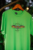 -Ultra-soft 100% ringspun cotton t-shirt designed for a classic fit and feel. Cut, sewn and garment dyed in Los Angeles and featuring limited edition artwork from artist Pseudodudo celebrating everyone’s favorite spooky creature and the vital role bats and other pollinators play in our ecosystem. Ships from the USA

-