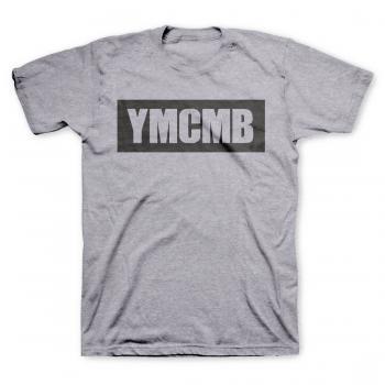 YMCMB Box Logo Tee, Official Shirt, Young Money Cash Money Bilionaires-YMCMB Box Logo Tee, Heather Gray soft cotton. Genuine, officially licensed YMCMB apparel. This shirt ships in 2-3 business days from within the USA. Young Money Cash Money Billionaires Hip Hop Empire, Young Money Entertainment + Cash Money Records. Drake Minaj Birdman Bow Wow Mack Maine Meek Mills T-Pain Tyga Jae Millz-Heather Gray-S-